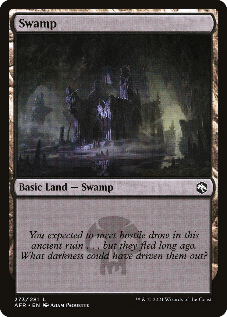 Swamp (273) (AFR-273) - Adventures in the Forgotten Realms Foil