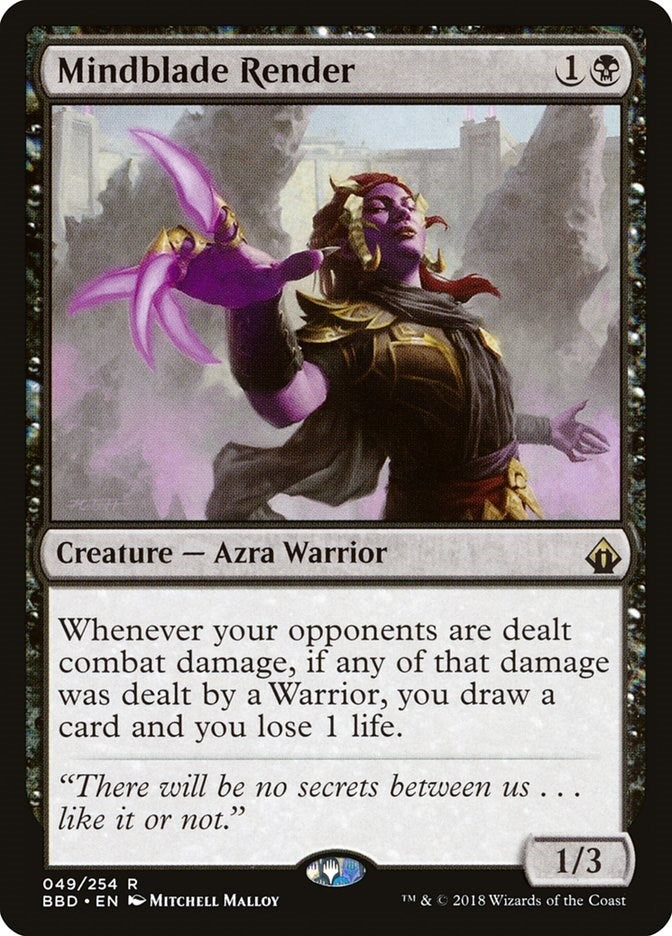 Image for Mindblade Render (49) (Battlebond) - Magic: The Gathering