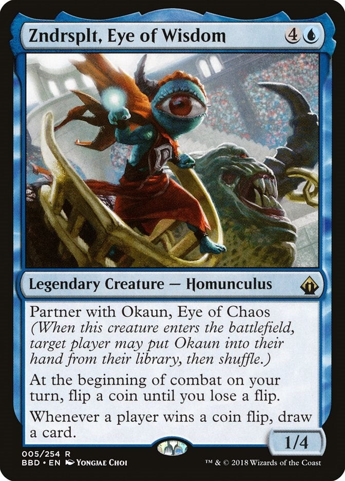 Image for Zndrsplt, Eye of Wisdom (5) (Battlebond) - Magic: The Gathering