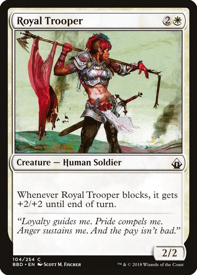 Image for Royal Trooper (104) (Battlebond) - Magic: The Gathering