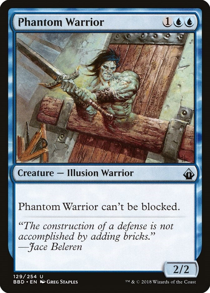 Image for Phantom Warrior (129) (Battlebond) - Magic: The Gathering