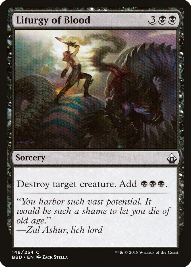 Image for Liturgy of Blood (148) (Battlebond) - Magic: The Gathering