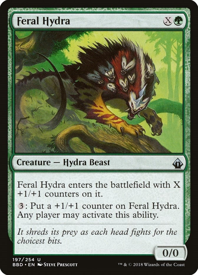 Image for Feral Hydra (197) (Battlebond) - Magic: The Gathering
