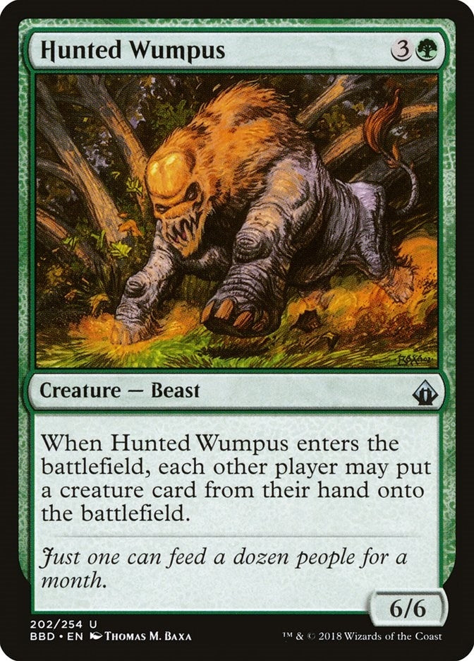 Hunted Wumpus (202) (Battlebond)
