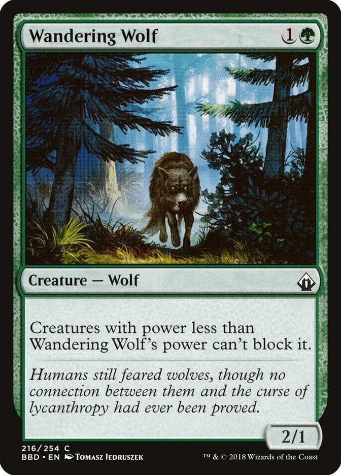 Image for Wandering Wolf (216) (Battlebond) - Magic: The Gathering