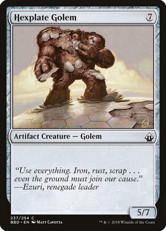 Hexplate Golem (237) (Battlebond)