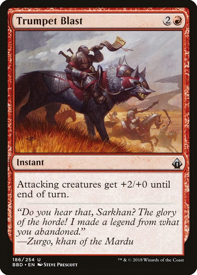 Image for Trumpet Blast (186) (Battlebond) - Magic: The Gathering