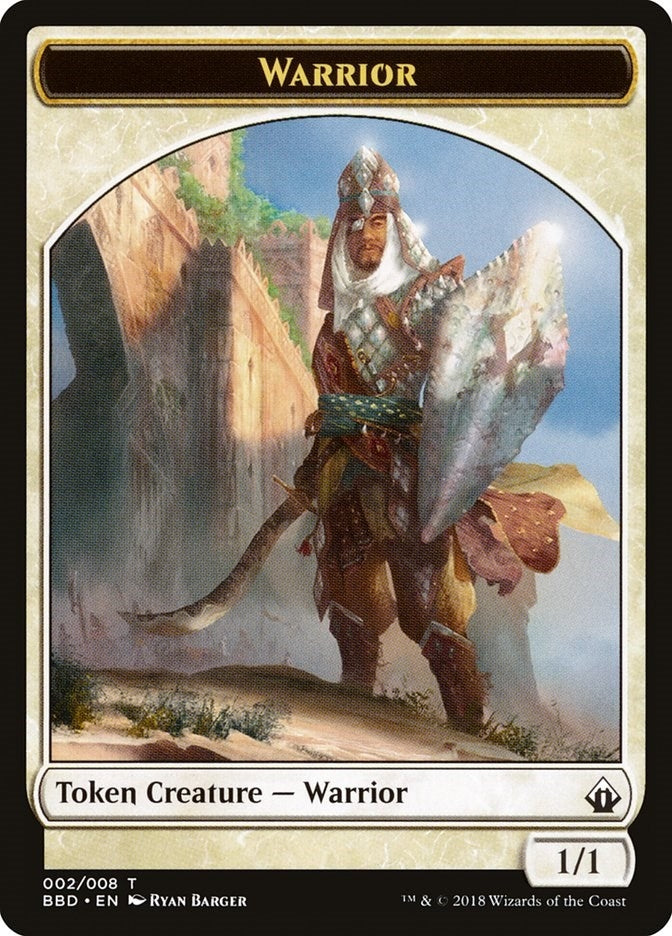 Image for Warrior Token (2) (Battlebond) - Magic: The Gathering