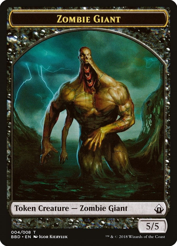 Zombie Giant Token (4) (Battlebond)