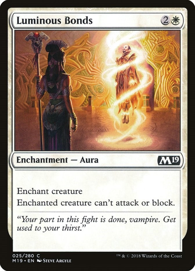 Image for Luminous Bonds (25) (Core Set 2019) - Magic: The Gathering