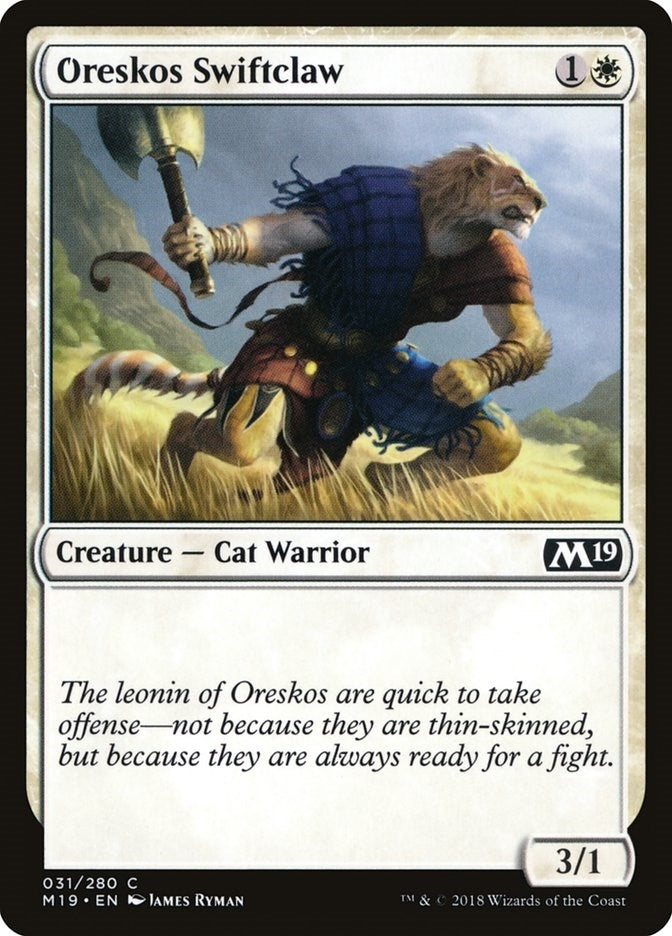 Oreskos Swiftclaw (31) (Core Set 2019)