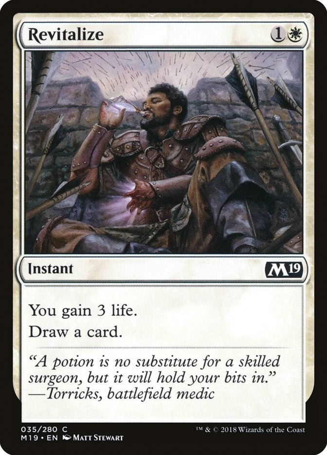 Image for Revitalize (35) (Core Set 2019) - Magic: The Gathering
