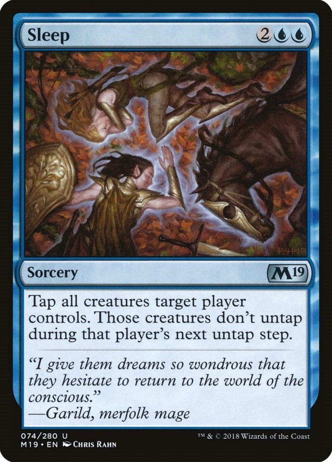Image for Sleep (74) (Core Set 2019) - Magic: The Gathering