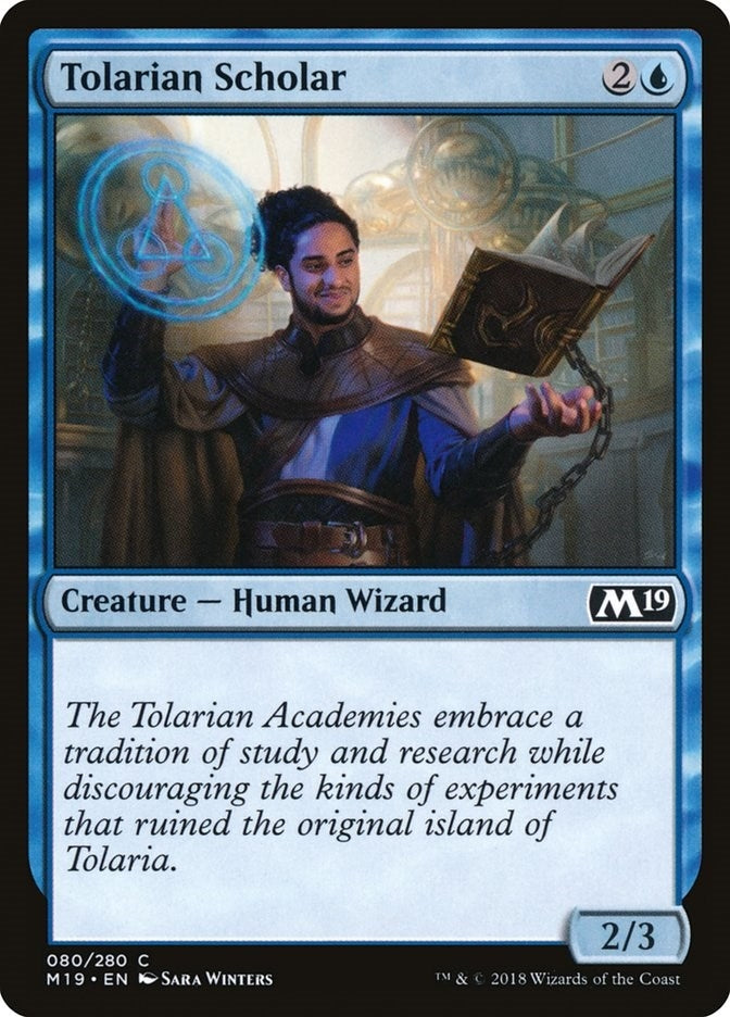 Image for Tolarian Scholar (80) (Core Set 2019) - Magic: The Gathering