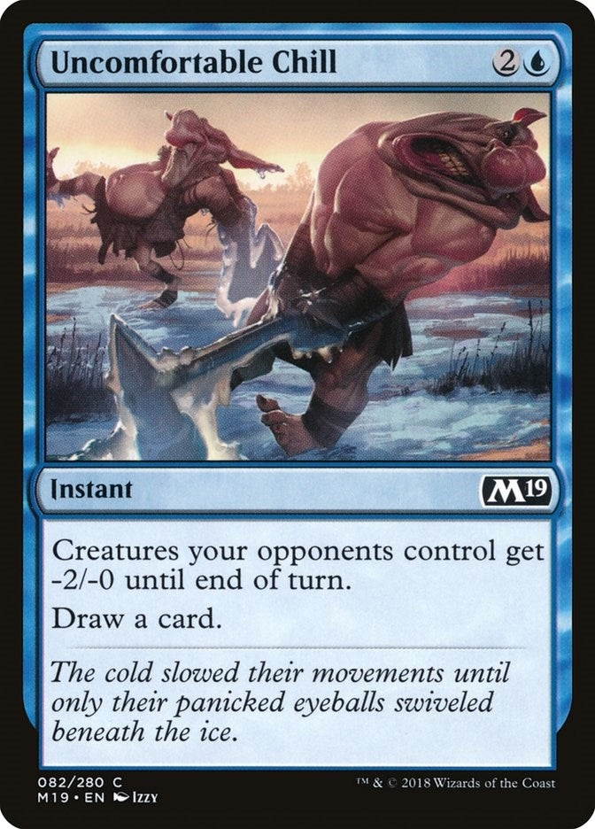 Image for Uncomfortable Chill (82) (Core Set 2019) - Magic: The Gathering