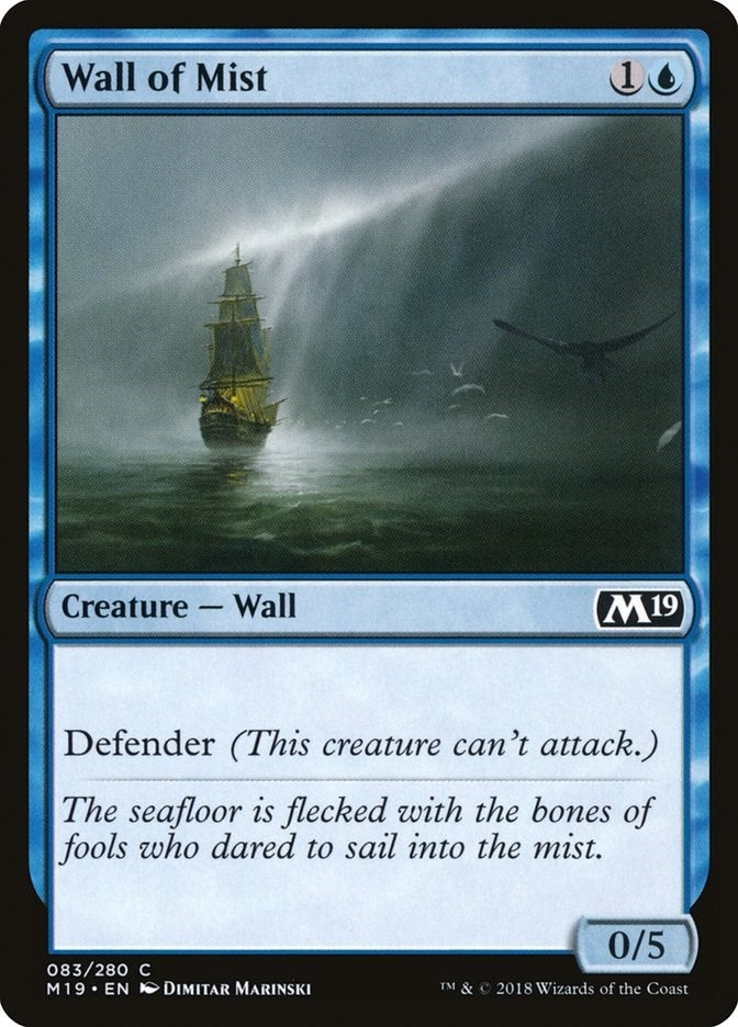 Wall of Mist (83) (Core Set 2019)