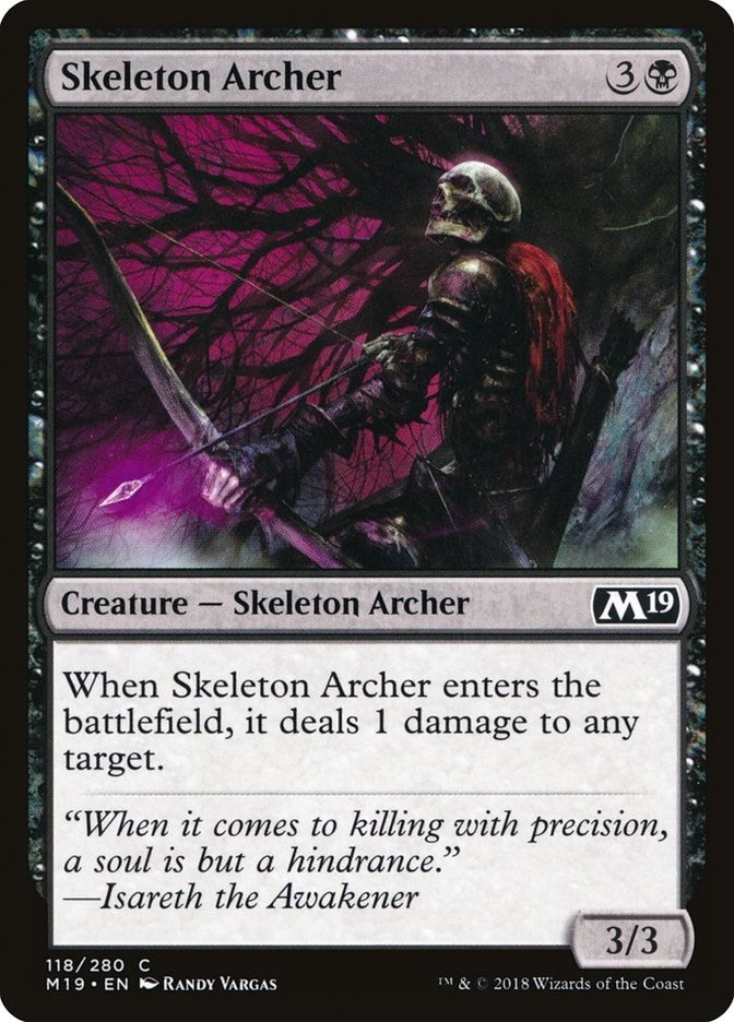 Image for Skeleton Archer (118) (Core Set 2019) - Magic: The Gathering