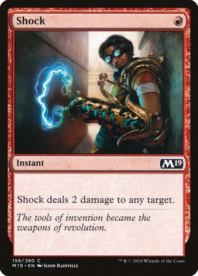 Image for Shock (156) (Core Set 2019) - Magic: The Gathering