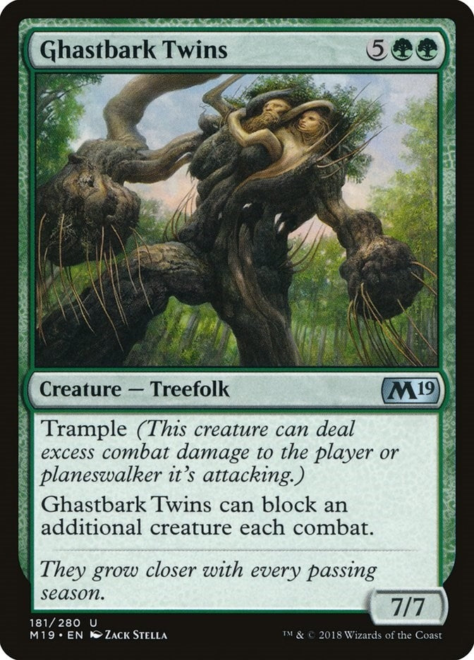 Ghastbark Twins (181) (Core Set 2019)