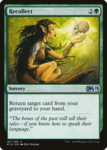 Image for Recollect (197) (Core Set 2019) - Magic: The Gathering