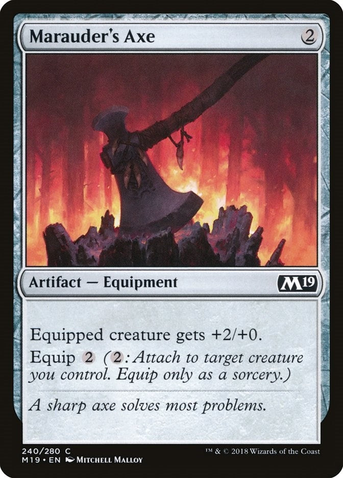 Marauder's Axe (240) (Core Set 2019)