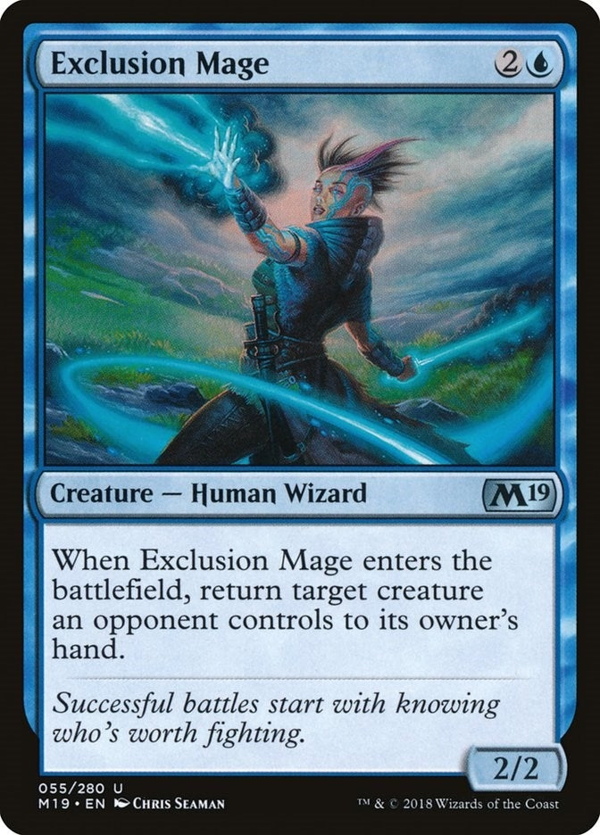 Exclusion Mage (55) (Core Set 2019)