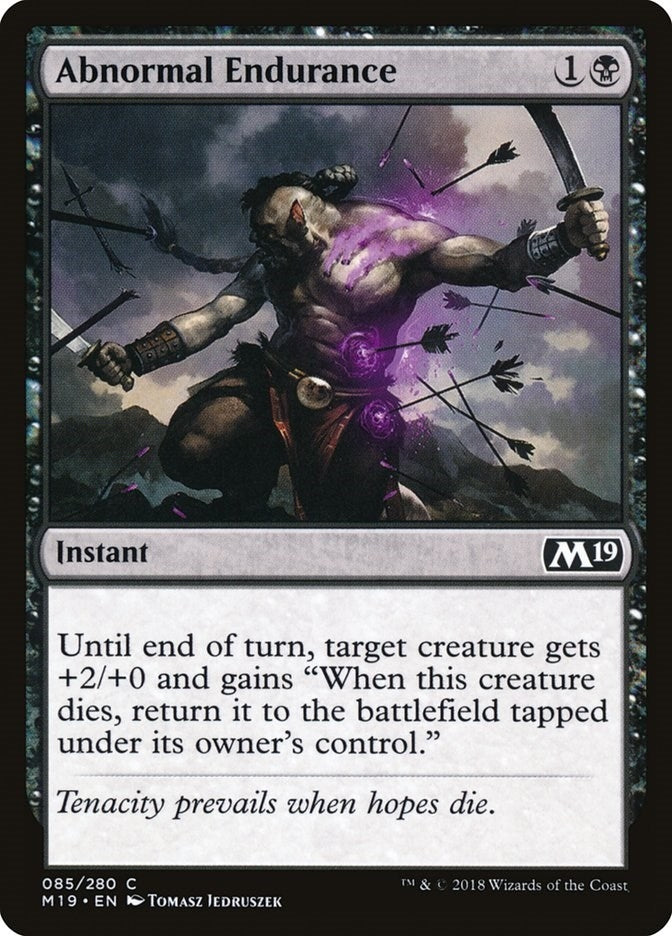 Abnormal Endurance (85) (Core Set 2019)