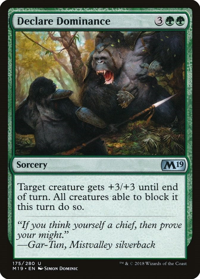Image for Declare Dominance (175) (Core Set 2019) - Magic: The Gathering