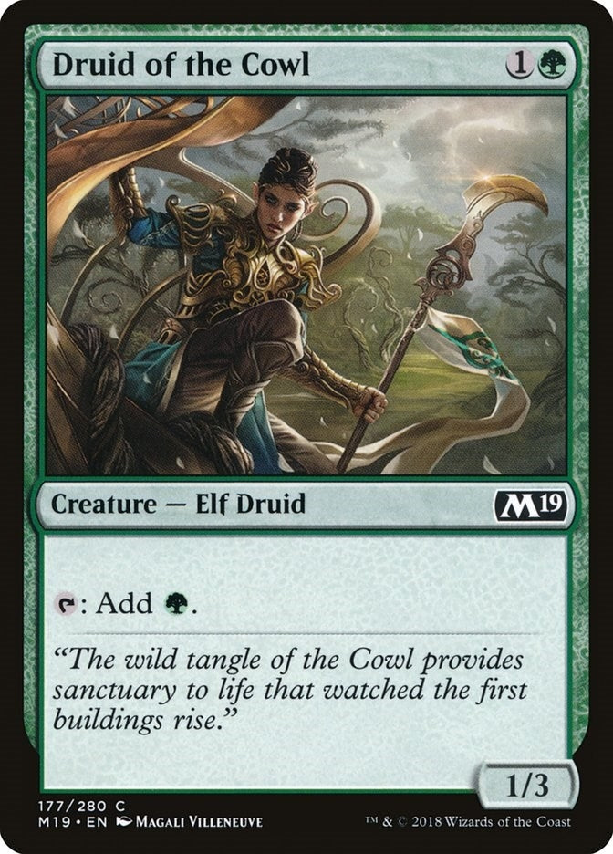 Druid of the Cowl (177) (Core Set 2019)