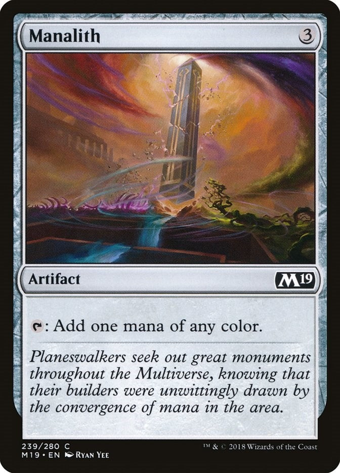 Image for Manalith (239) (Core Set 2019) - Magic: The Gathering