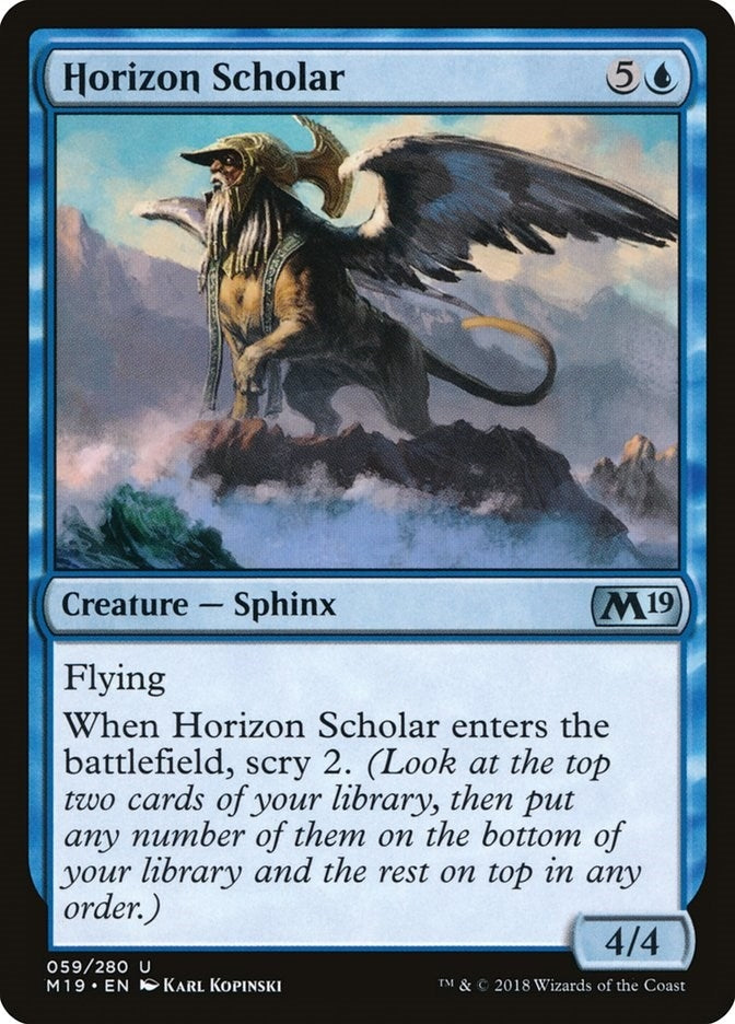 Image for Horizon Scholar (59) (Core Set 2019) - Magic: The Gathering