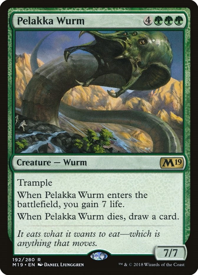 Image for Pelakka Wurm (192) (Core Set 2019) - Magic: The Gathering