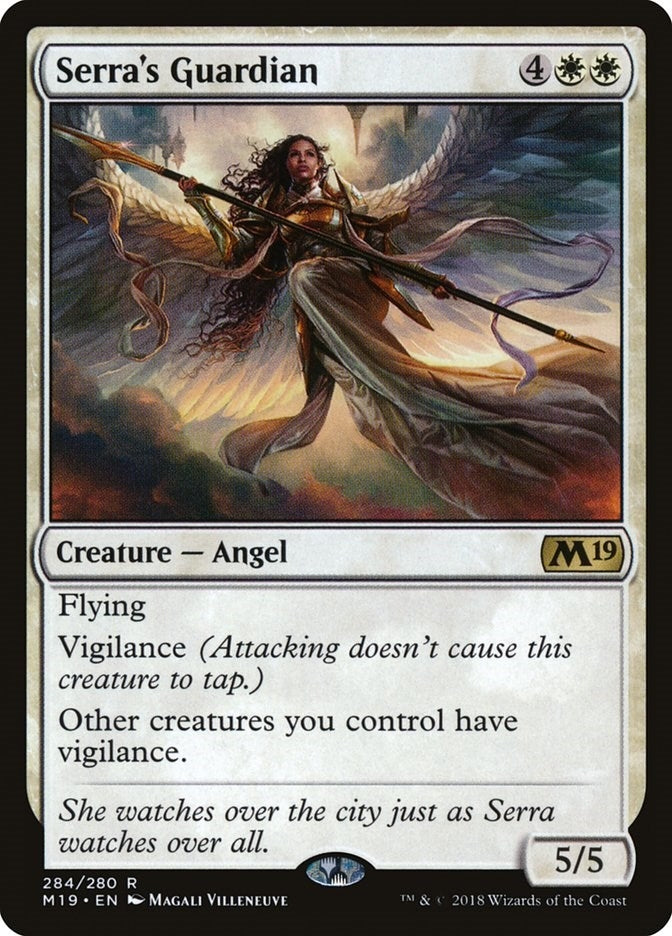 Image for Serra's Guardian (284) (Core Set 2019) - Magic: The Gathering