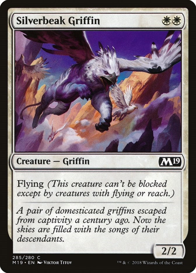 Image for Silverbeak Griffin (285) (Core Set 2019) - Magic: The Gathering