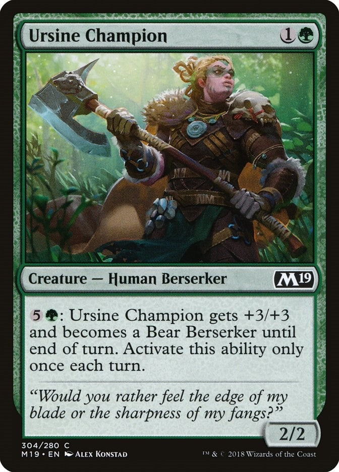 Ursine Champion (304) (Core Set 2019)