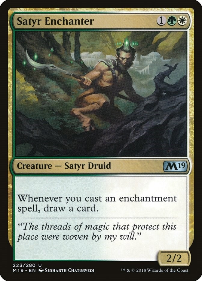 Satyr Enchanter (223) (Core Set 2019)