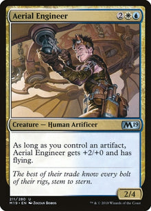 Image for Aerial Engineer (211) (M19) - Magic: The Gathering