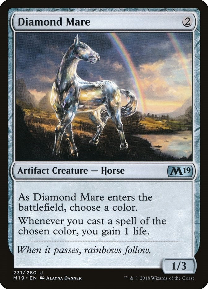 Image for Diamond Mare (231) (Core Set 2019) - Magic: The Gathering