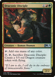 Image for Draconic Disciple (215) (M19) - Magic: The Gathering