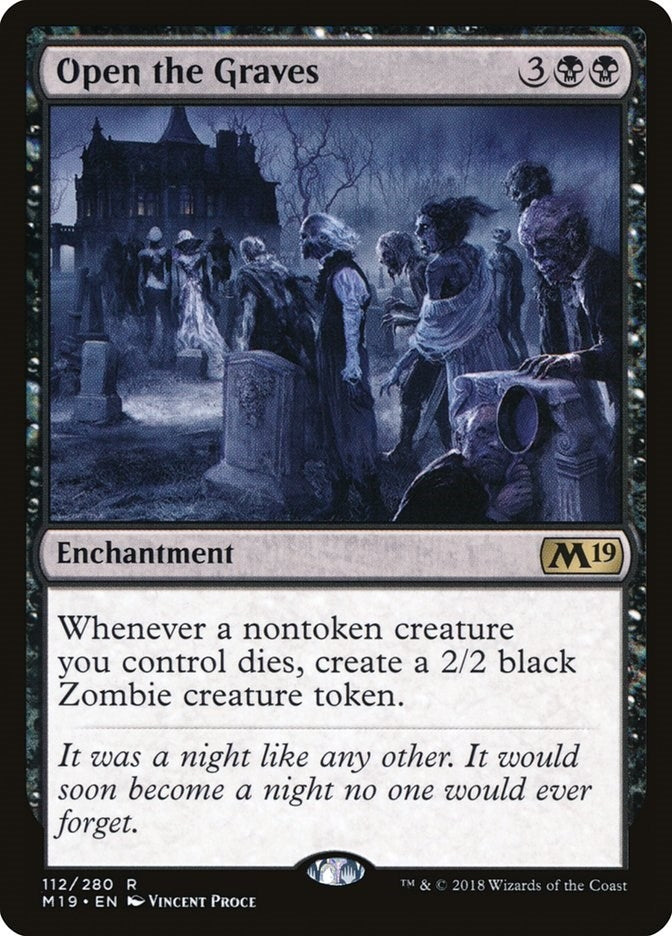 Open the Graves (112) (Core Set 2019)