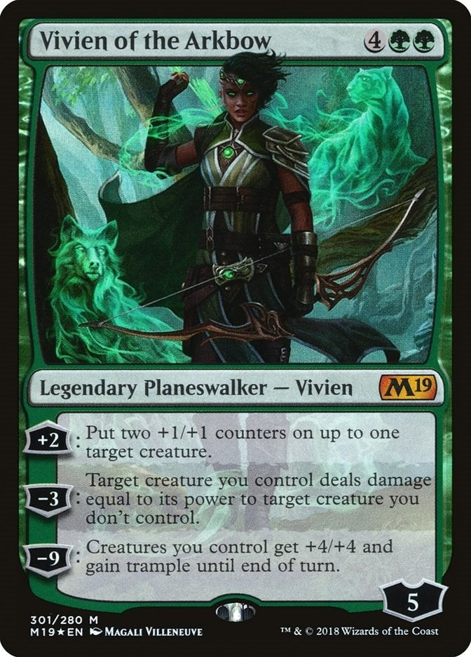 Image for Vivien of the Arkbow (301) (Core Set 2019) - Magic: The Gathering