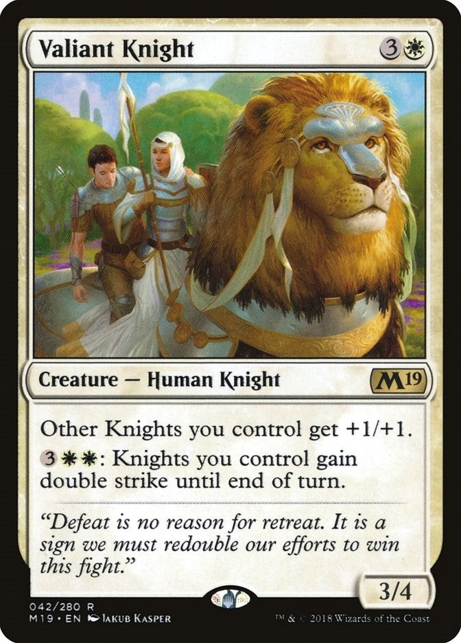 Valiant Knight (42) (Core Set 2019)