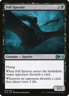 Image for Fell Specter (96) (Core Set 2019) - Magic: The Gathering