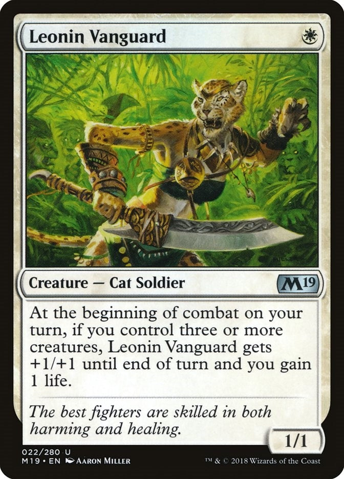 Leonin Vanguard (22) (Core Set 2019)