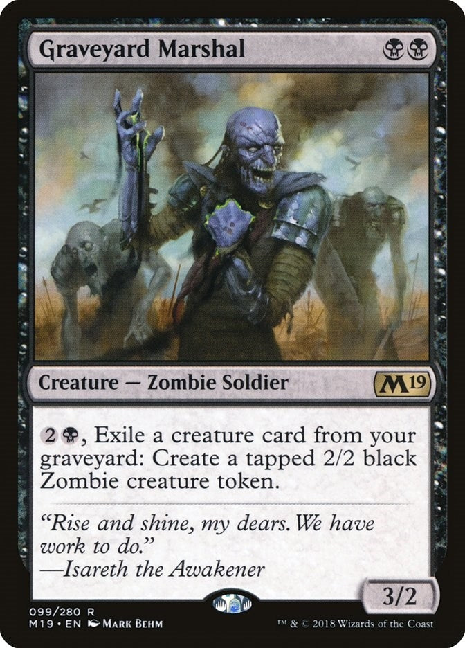 Graveyard Marshal (99) (Core Set 2019)