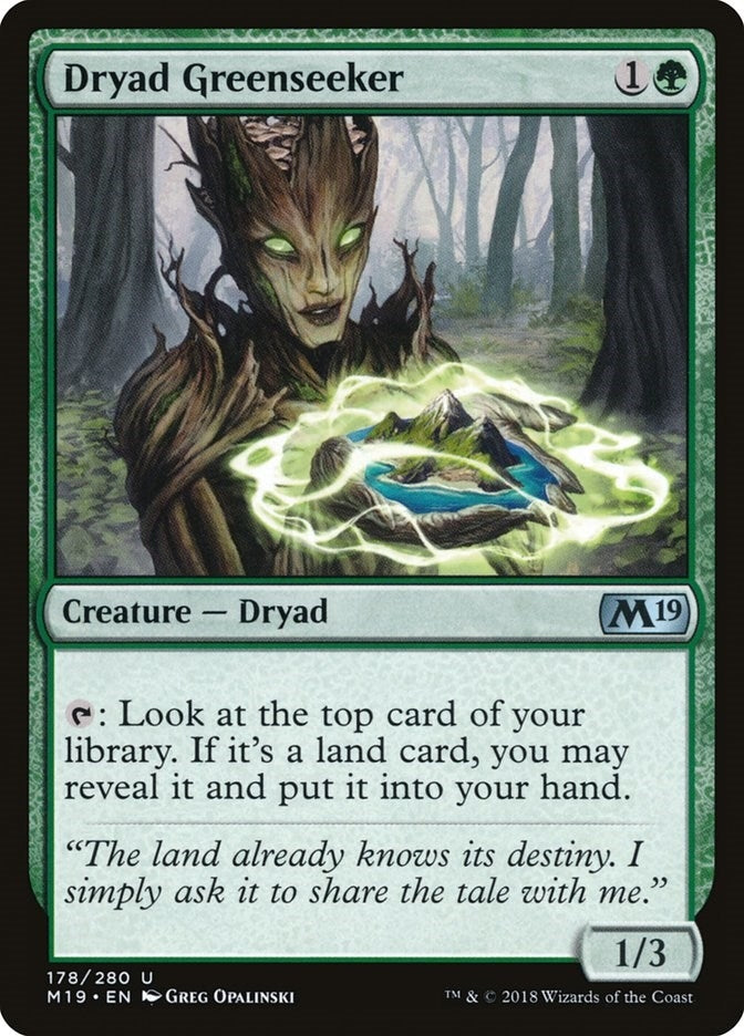 Dryad Greenseeker (178) (Core Set 2019)
