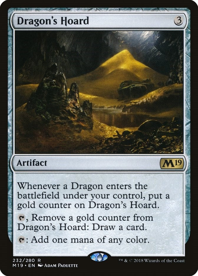 Image for Dragon's Hoard (232) (Core Set 2019) - Magic: The Gathering