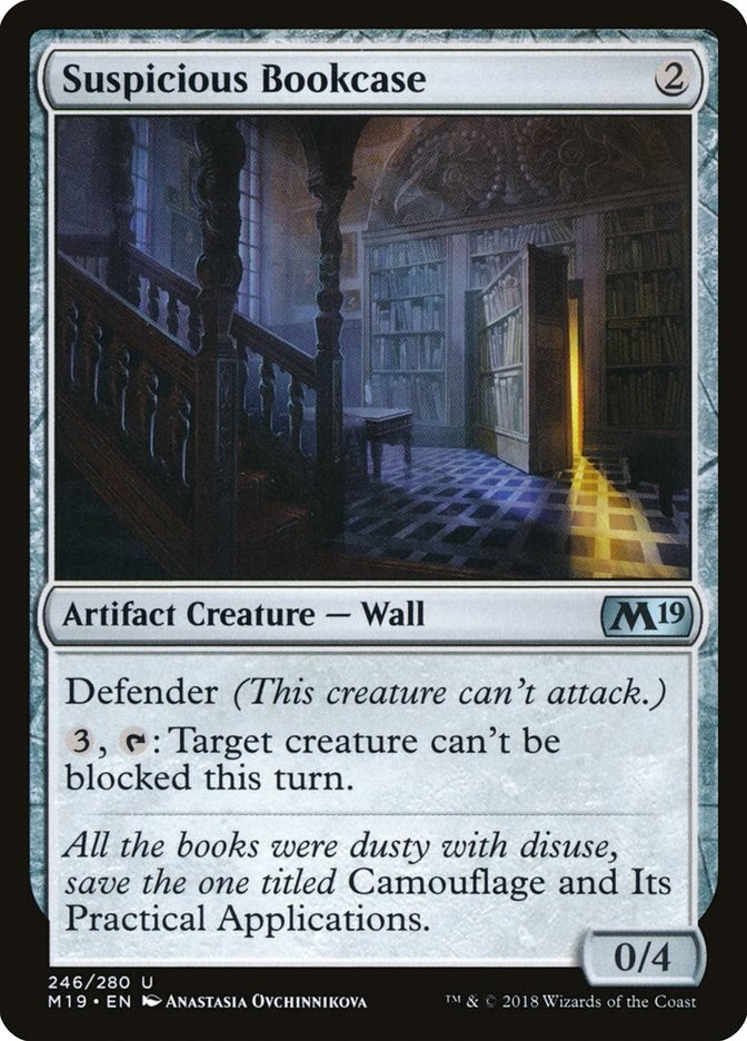 Suspicious Bookcase (246) (Core Set 2019)