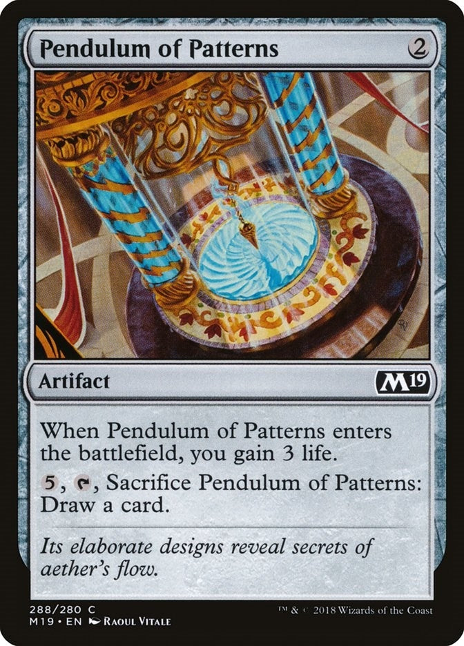 Image for Pendulum of Patterns (288) (Core Set 2019) - Magic: The Gathering