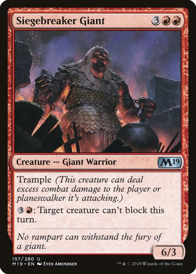 Siegebreaker Giant (157) (Core Set 2019)